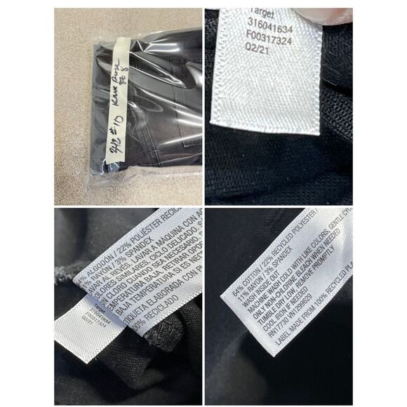 Knox Rose womens flare jeans sz 8 high waist black stretch denim retro - Picture 11 of 12